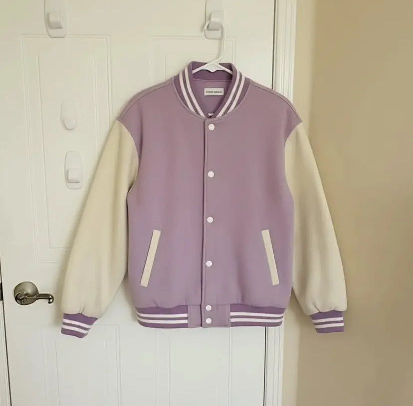 Lilac Baseball jacket