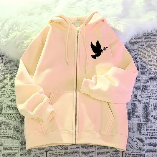 Birdp Skin  zipper Hoodie