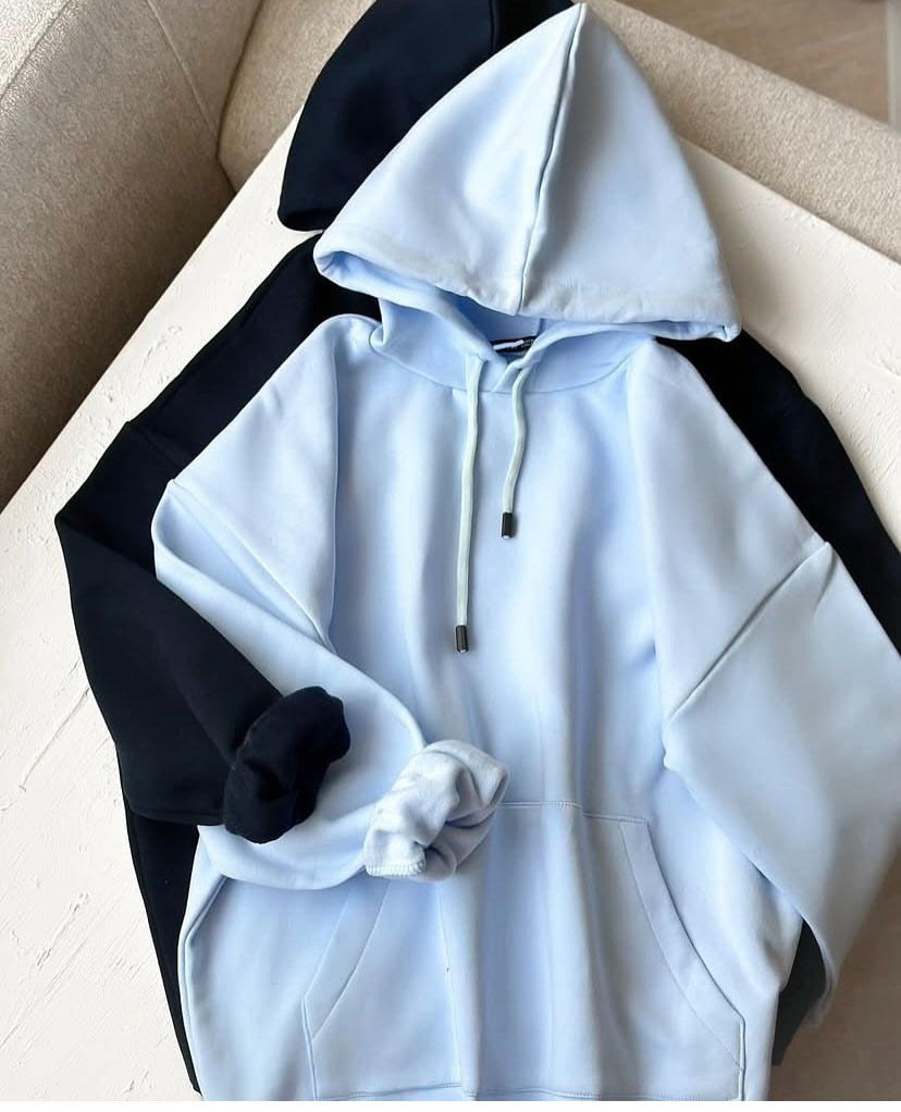 Pack of 2 Sky / Black Hoodie