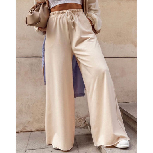 Beige flapper trouser