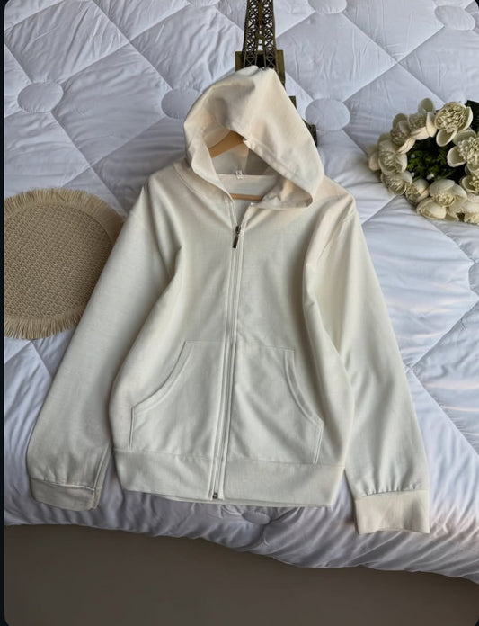 Skin hoodie zipper
