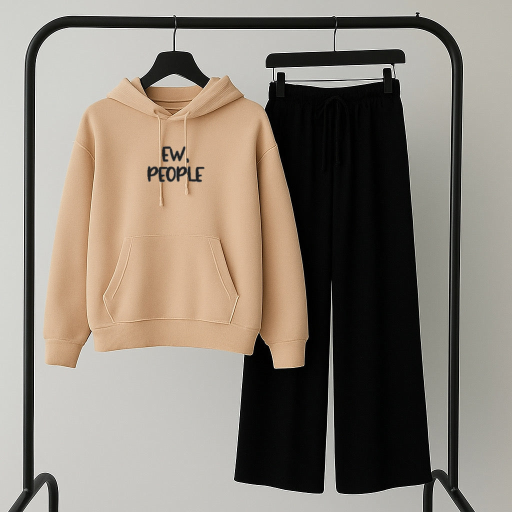 Pack of 2 Ewwpeople Skin hoodie with Black Flapper Trouser