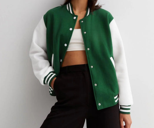 Green Baseball jacket