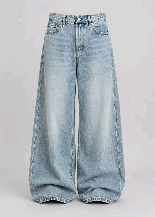 Shaded Sky Wide Leg Jeans